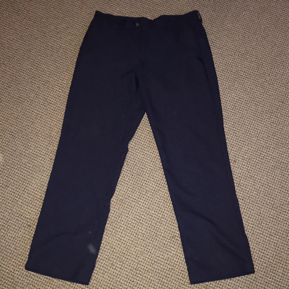Adidas Mens Navy‎ ClimaCool Chinos Straight Leg Casual Golf Pants 34x32